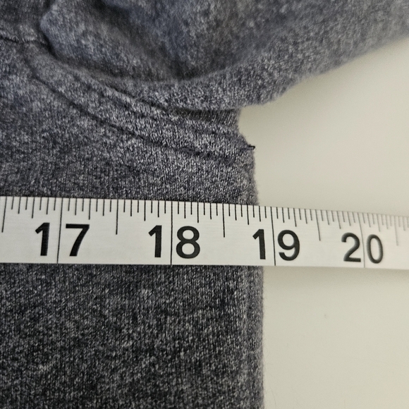 Levi's French Terry Sweatshirt Trucker Jacket Snap Front Gray Sz Small - Picture 9 of 12